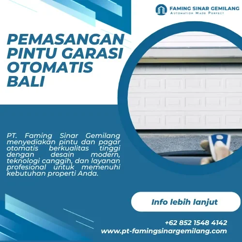 Pemasangan Pintu Garasi Otomatis Bali