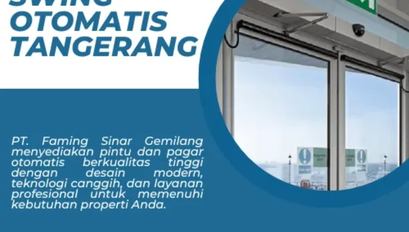 Pintu Swing Otomatis Tangerang