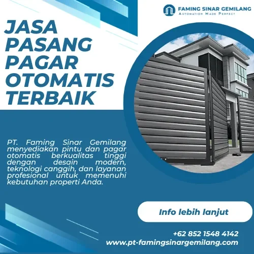 Jasa Pasang Pagar Otomatis Terbaik