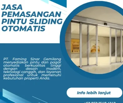 Jasa Pemasangan Pintu Sliding Otomatis