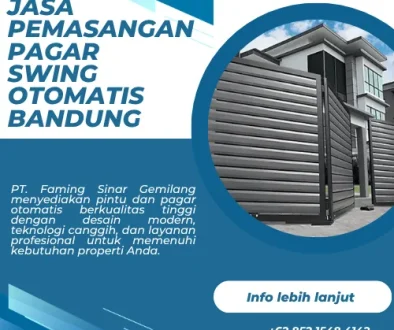 Jasa Pemasangan Pagar Swing Otomatis Bandung