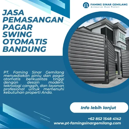 Jasa Pemasangan Pagar Swing Otomatis Bandung