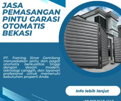 Jasa Pemasangan Pintu Garasi Otomatis Bekasi