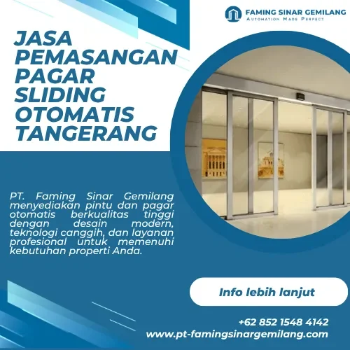 Jasa Pemasangan Pagar Sliding Otomatis Tangerang