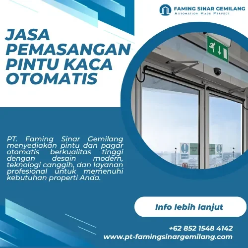 Jasa Pemasangan Pintu Kaca Otomatis